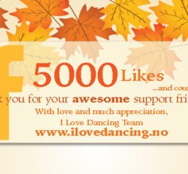 I Love Dancing has hit 5000 likes