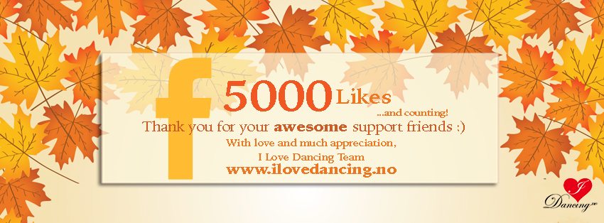 I Love Dancing has hit 5000 likes